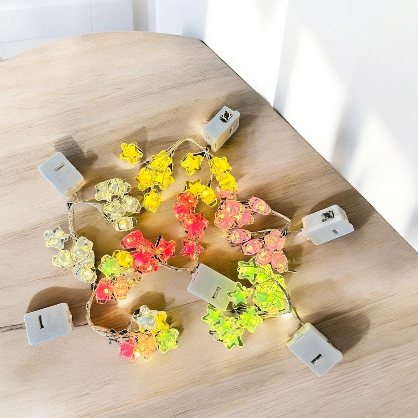 6 Mini Serie de Luces de estrella 1 M $18c/u