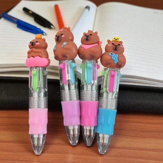 36 Lapiceros Multitintas Capibaras Ch $8.9 c/u