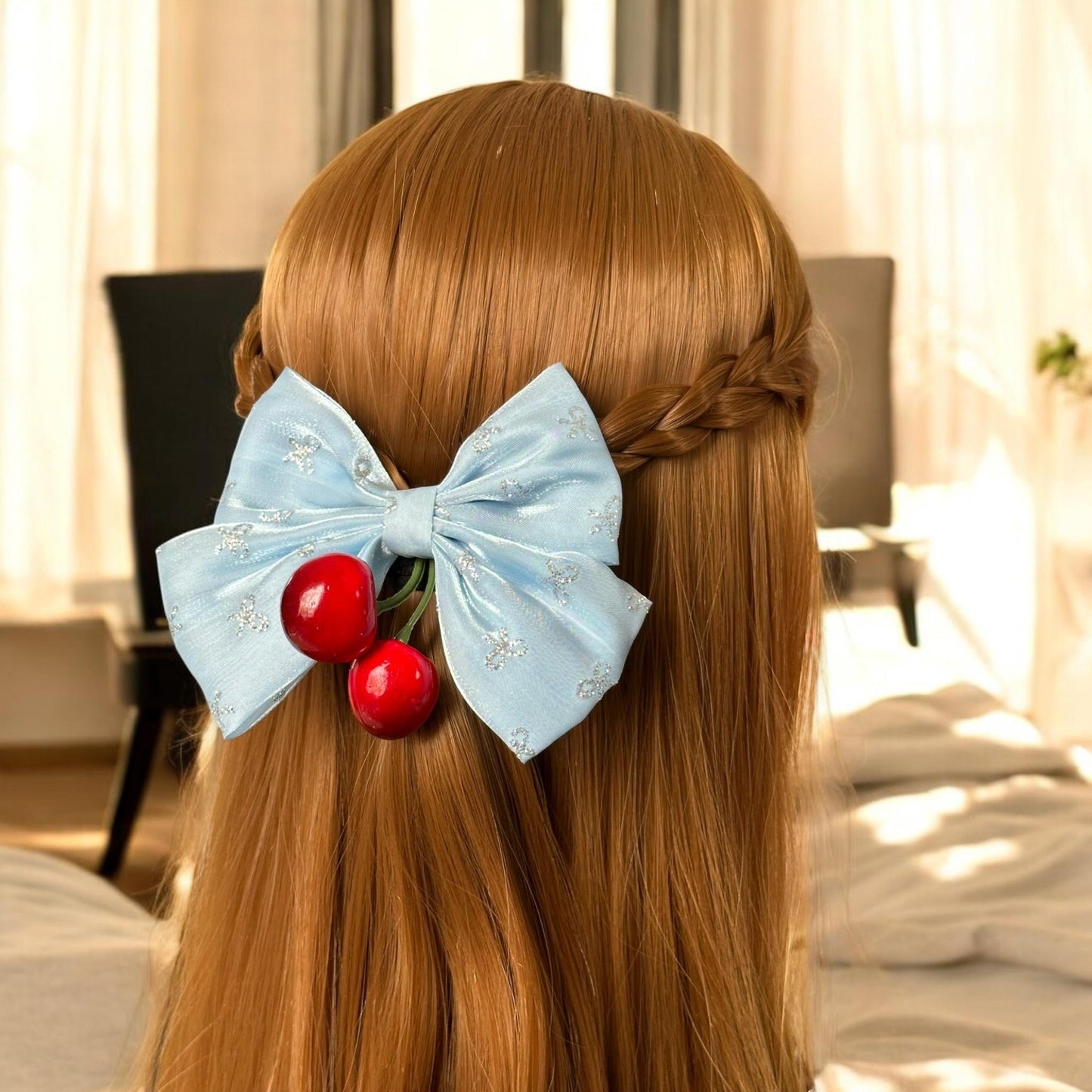 12 Moños Brillos/Pedreria Creza Colores $14 c/u