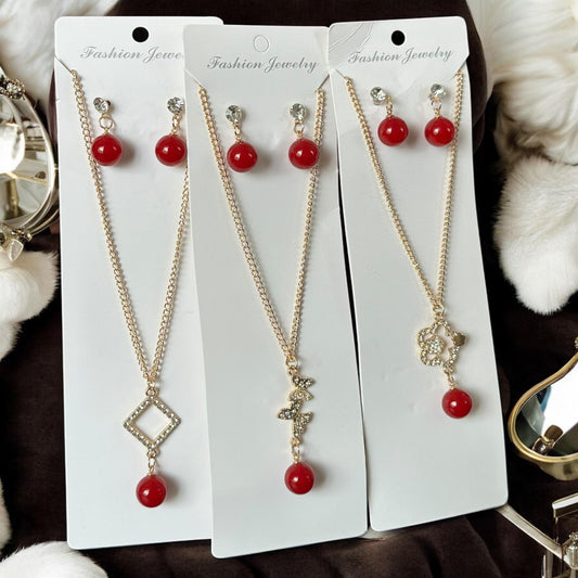 12 Sets Joyeria Collar y Aretes $11.5 c/u