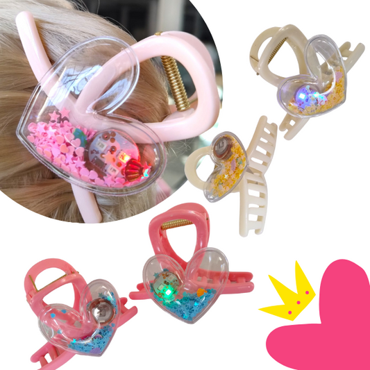 12 Pinzas confetti con luz $8.25 c/u