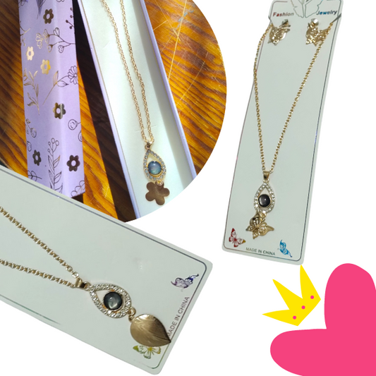 12 Sets collares y aretes elegantes $8.84 c/u