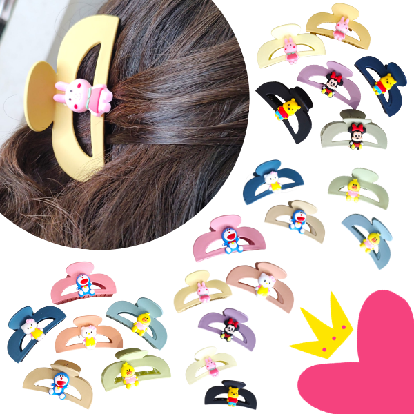 12 Pinzas Cabello Pooh Kitty Mimi $9.10 c/u