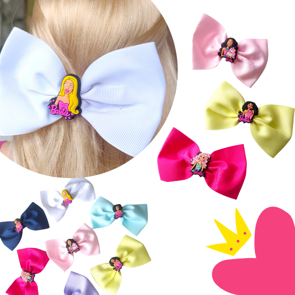 12 Moños Con Barbie Increíble $5.85 c/u