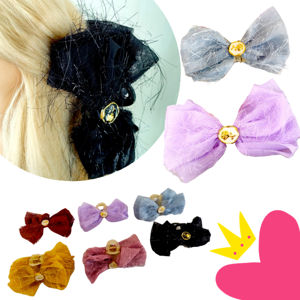 12 Pinzas Moños Elegantes $26.91 c/u