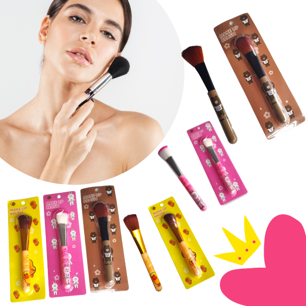 12 Brocha para Rostro Hermosa $7.80 c/u