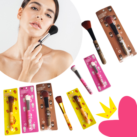 12 Brocha para Rostro Hermosa $7.80 c/u