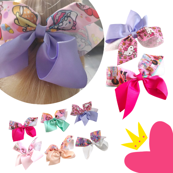 12 Moños Sanrio Barbie $5.20 c/u