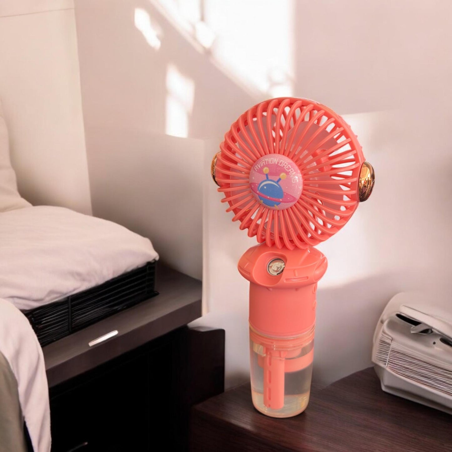 Ventilador Individual con Spray