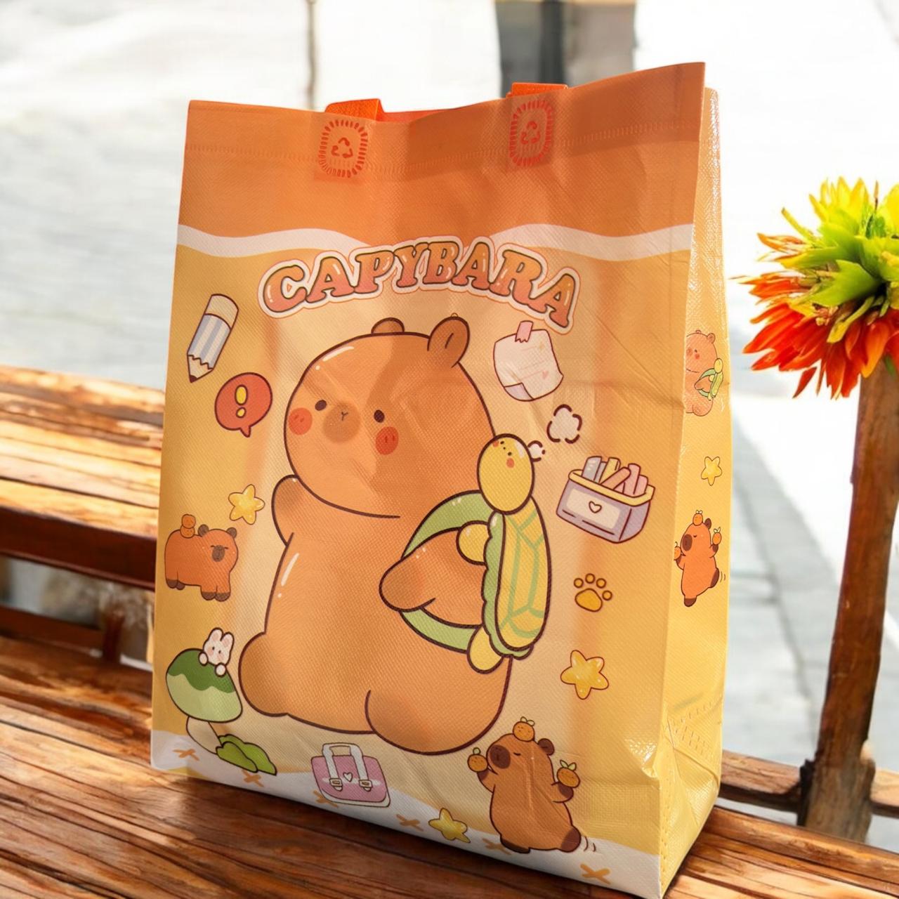 12 Bolsas Capibaras Rautilizables Grandes $8.5 c/u