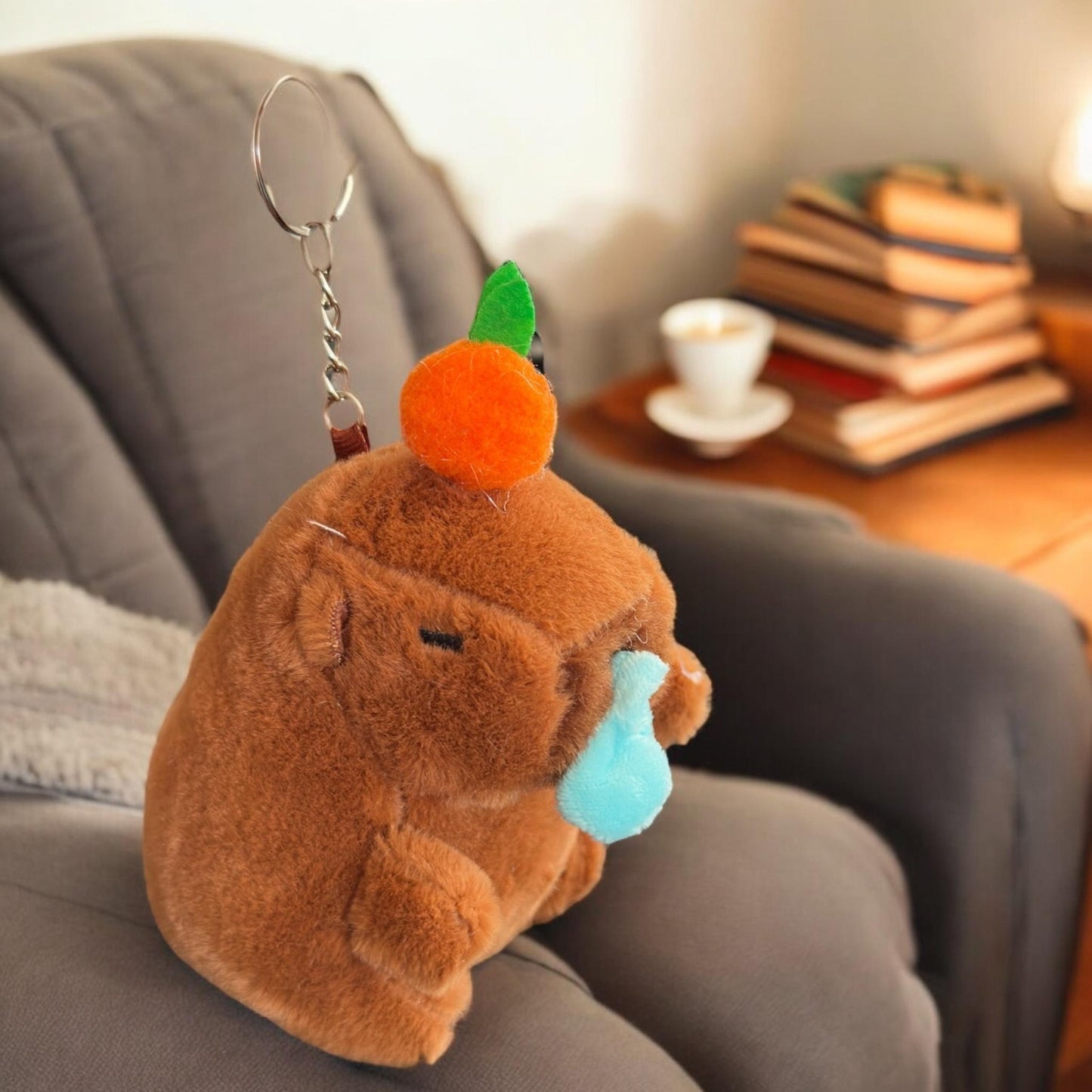 12 Llaveros Capibara Peluche Hermosos $55 c/u