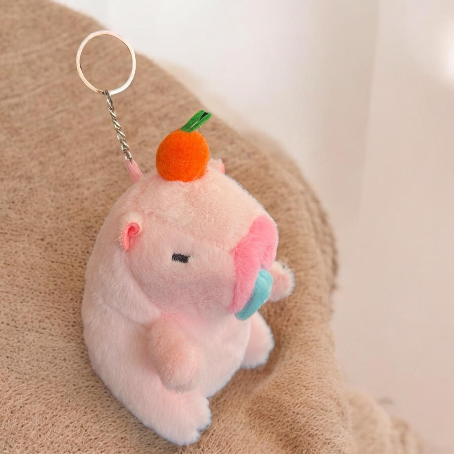 12 Llaveros Capibara Peluche Hermosos $55 c/u