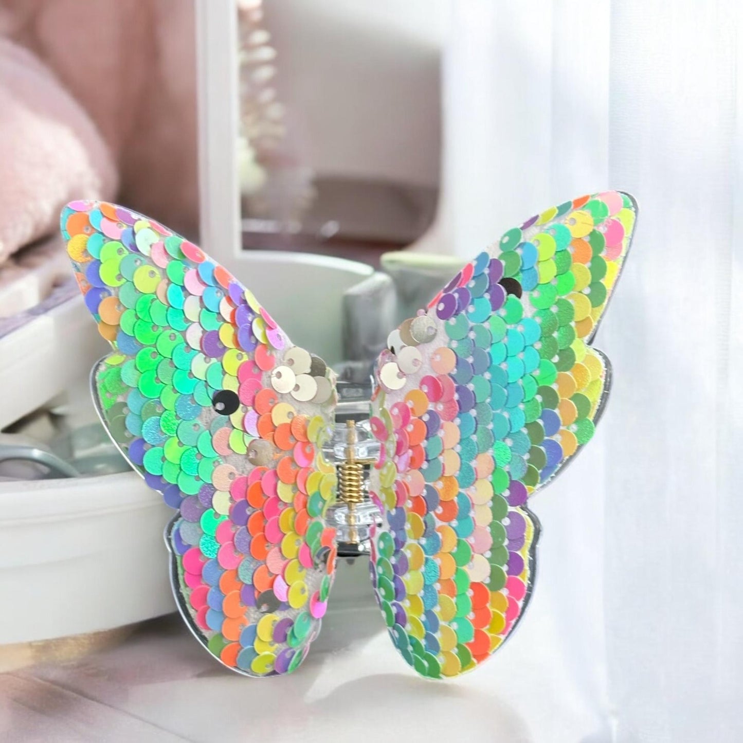 12 Pinzas Mariposas Lentejuelas Premium $15. c/u