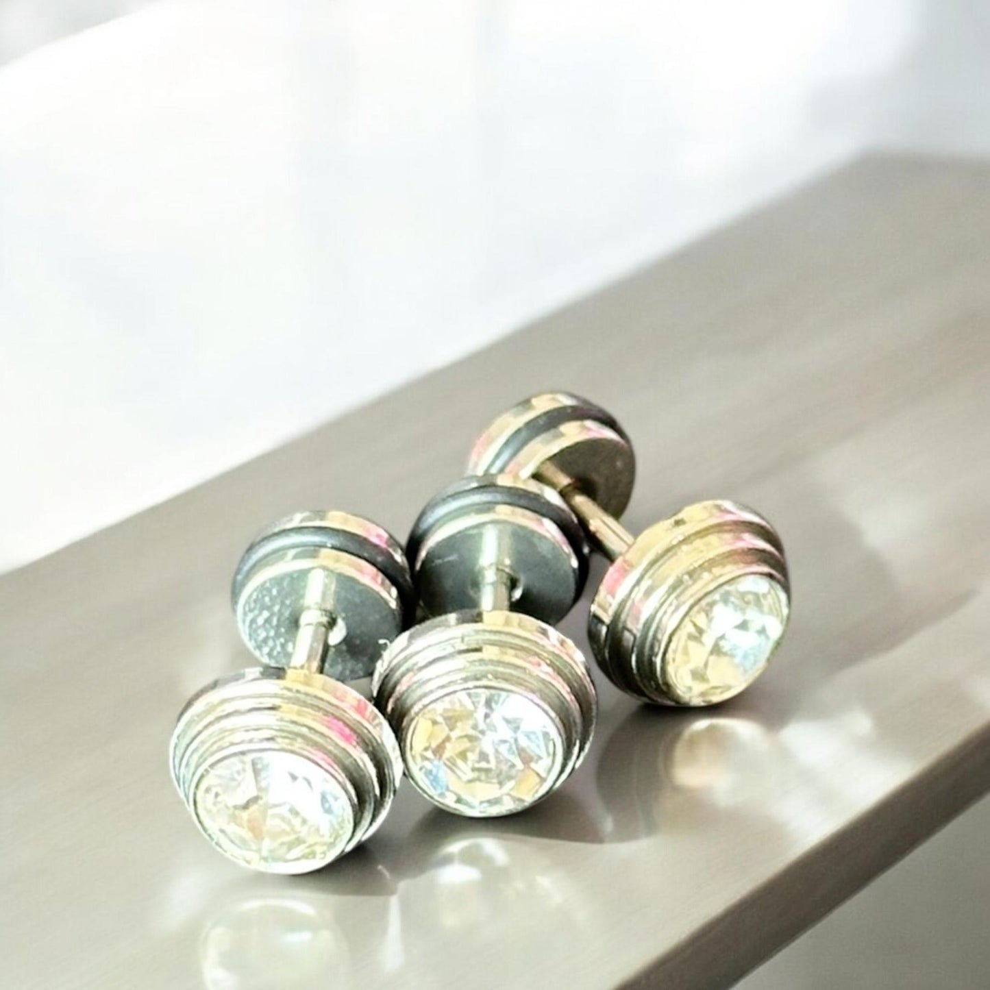 12 Acero Inoxidable Piercings $5.31 c/u