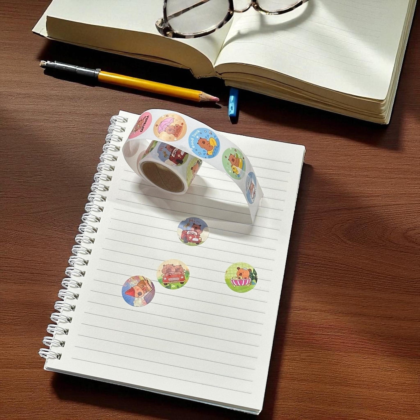 20 Cintas Capibaras Stickers $4.05 c/u