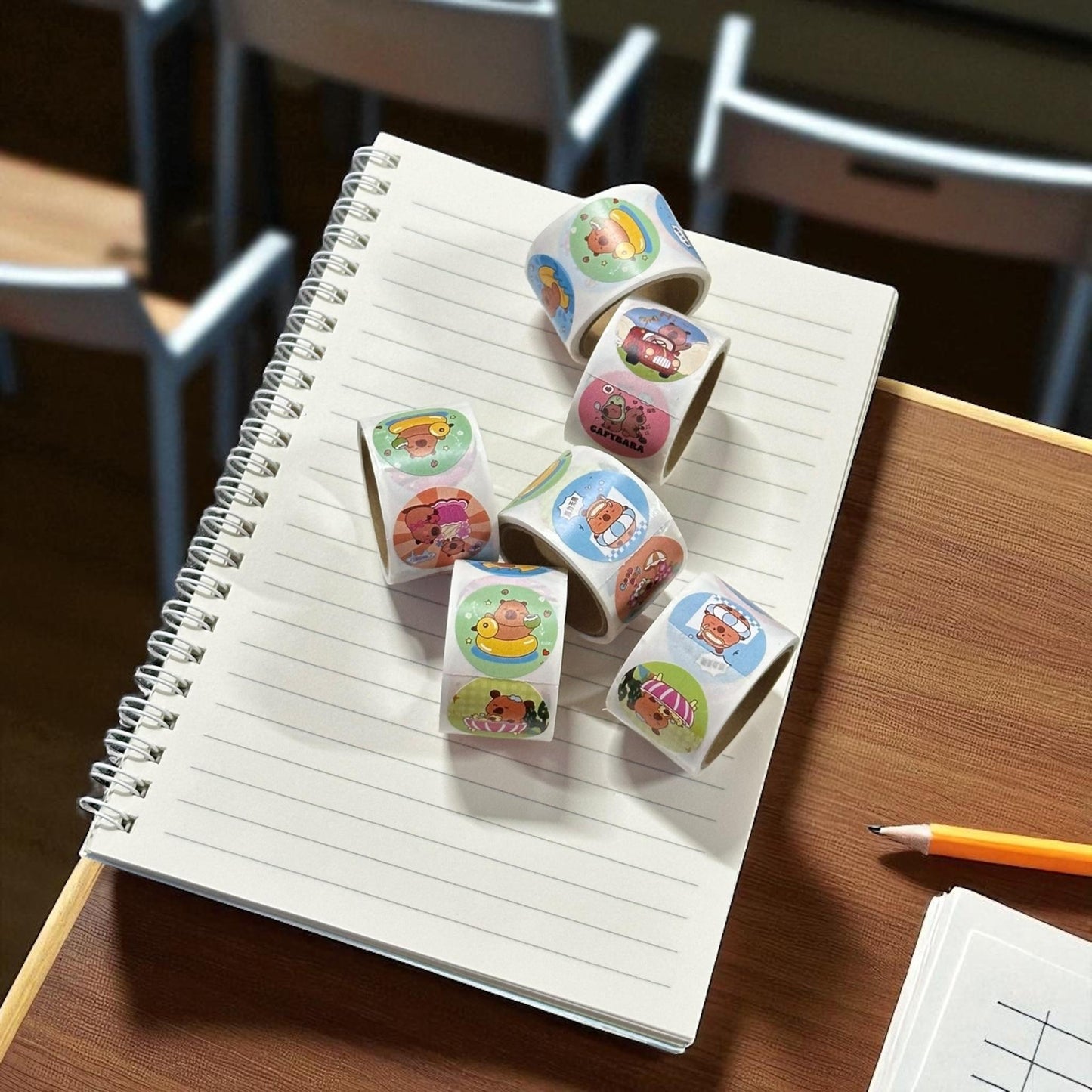 20 Cintas Capibaras Stickers $4.05 c/u