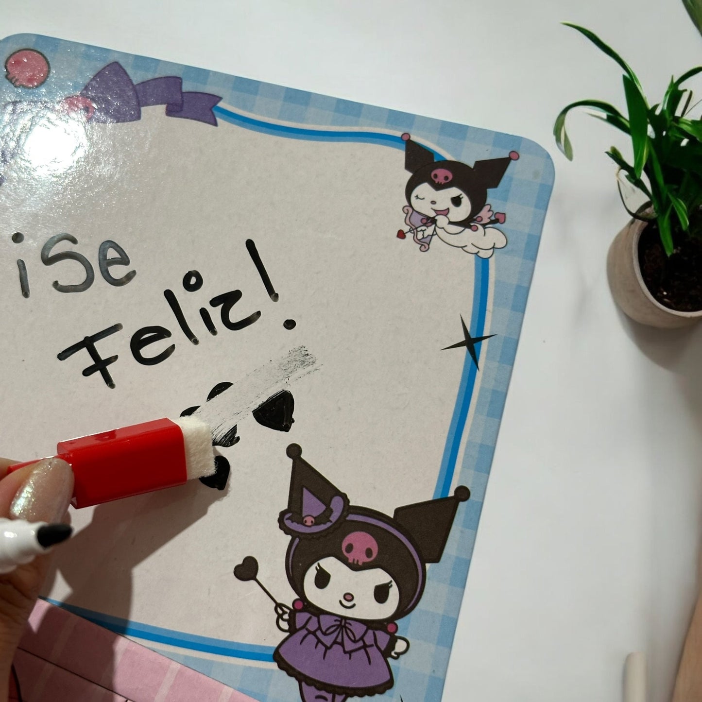 6 Rompecabezas Sanrio 2 en 1 con Pizarron y Plumón $18 c/u