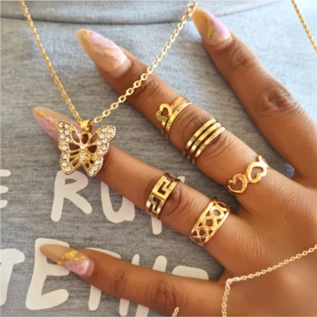 12 Sets De Accesorios Mariposa $7.80 c/u