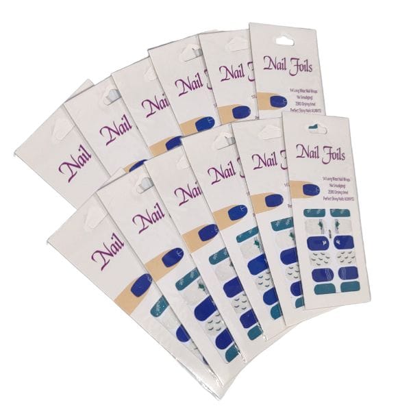 12 Stickers para Decorar Uñas $6.84 c/u