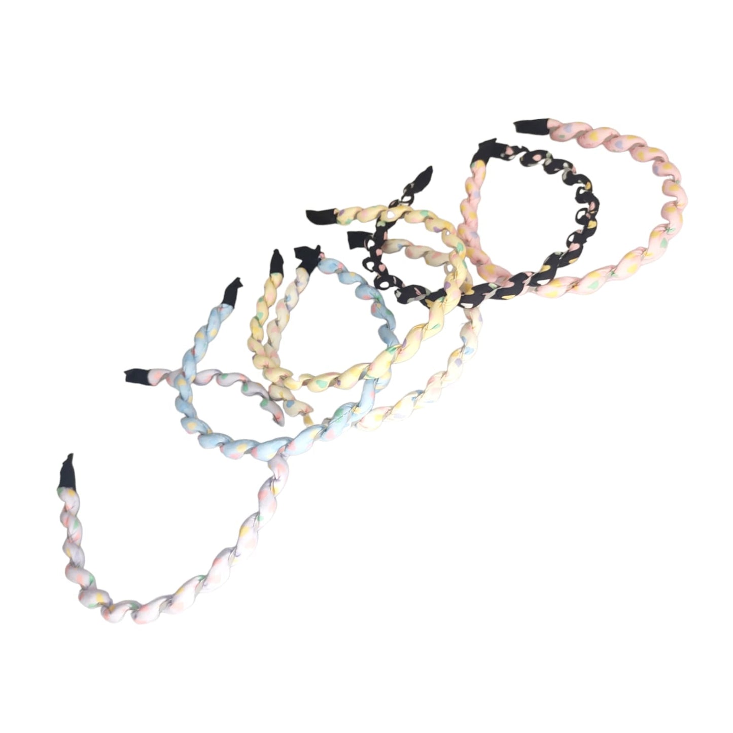 12 Diademas Trenzadas Diseños Hermosos $8.96 c/u