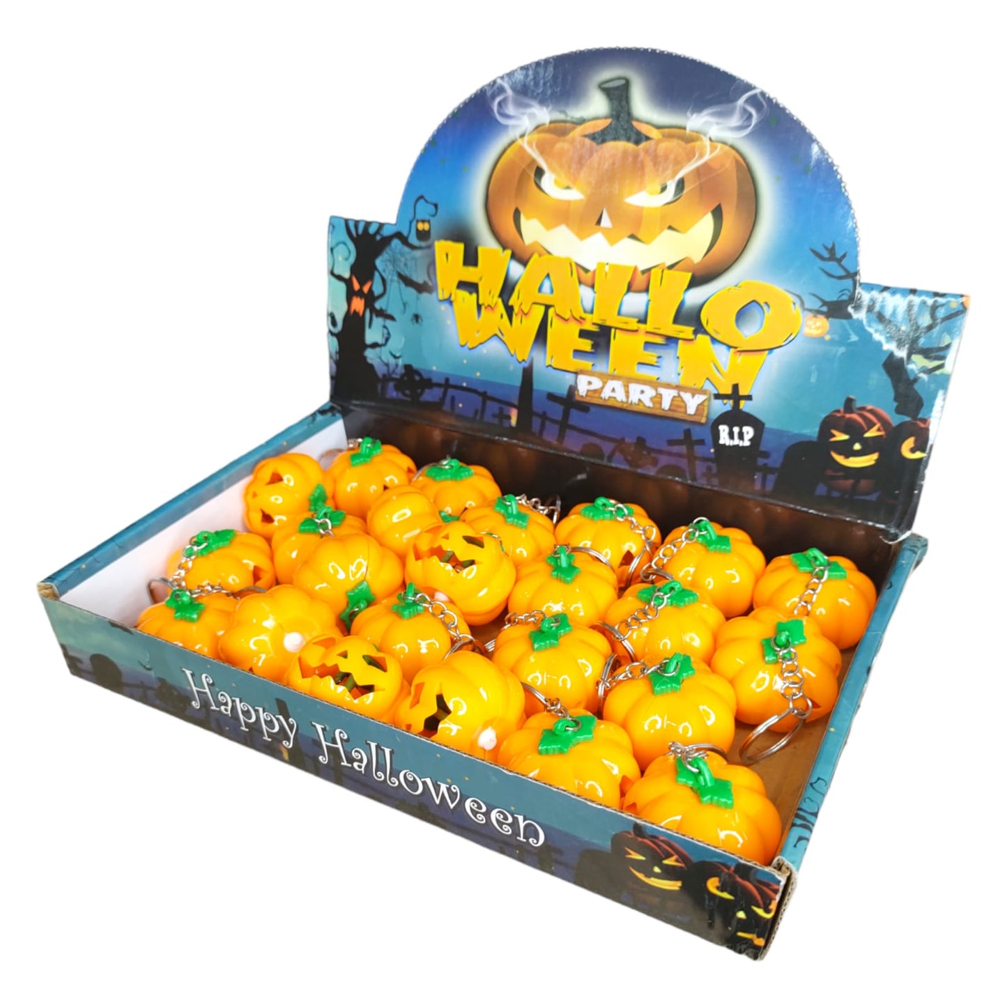 12 Lamparás calabaza con luz $10 c/u