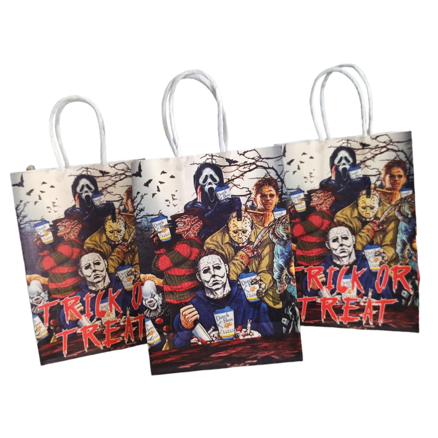 12 Bolsas para dulces halloween $4.19 c/u