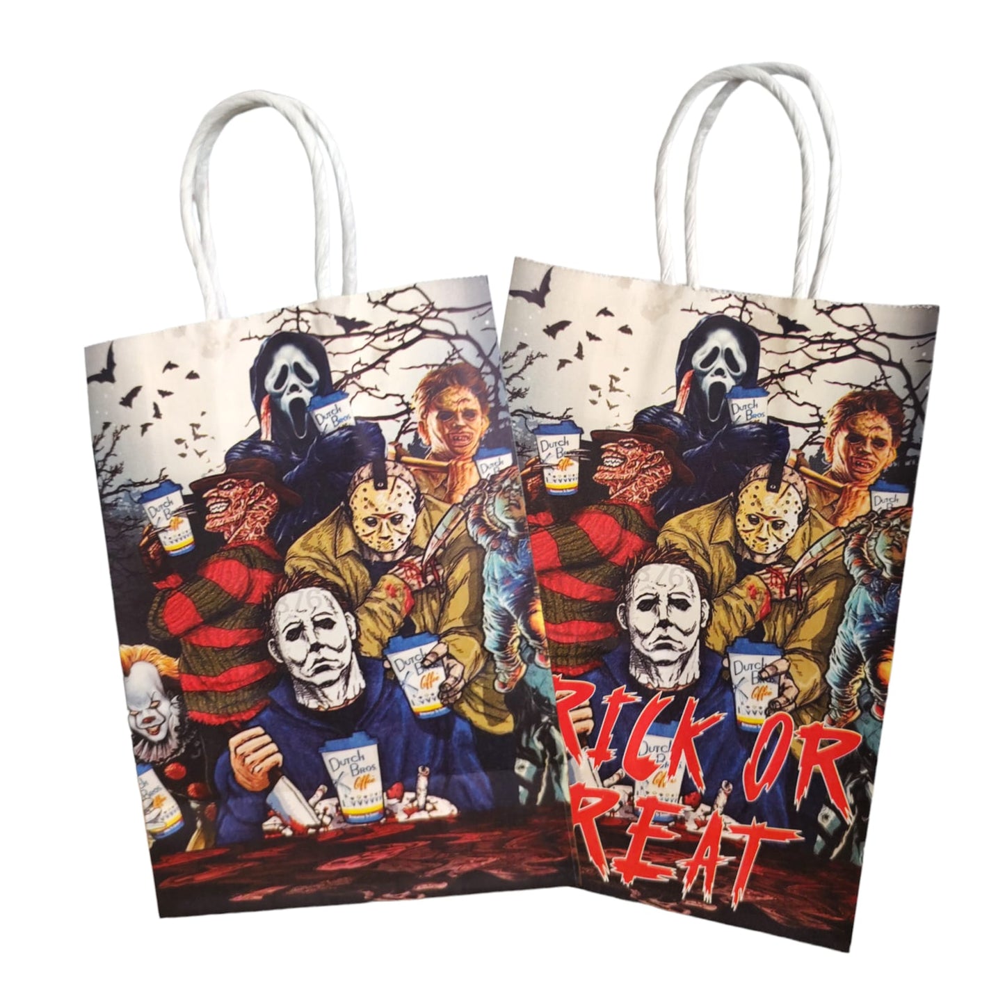 12 Bolsas para dulces halloween $4.19 c/u