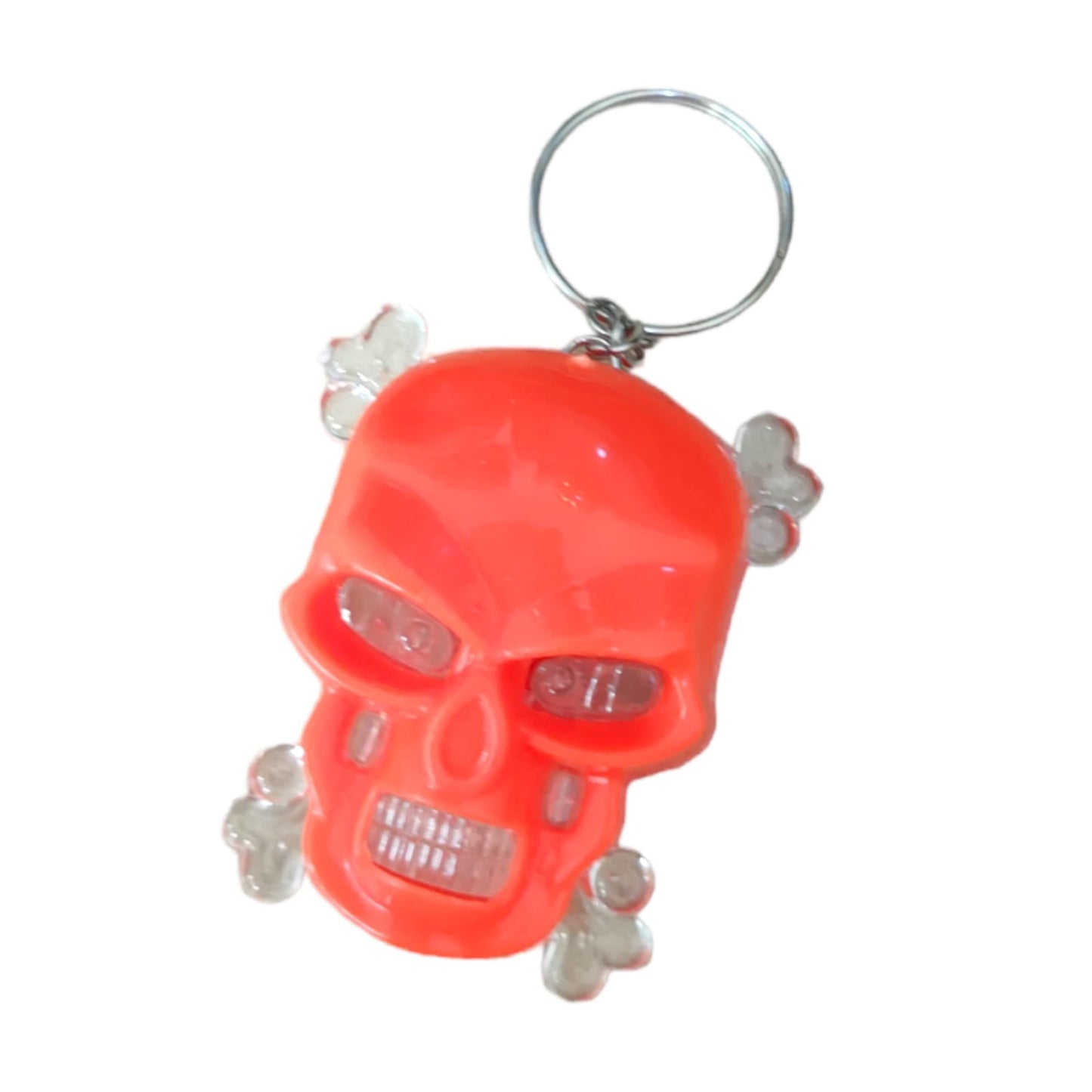48 Llaveros calavera Halloween con Luz $3.37 c/u
