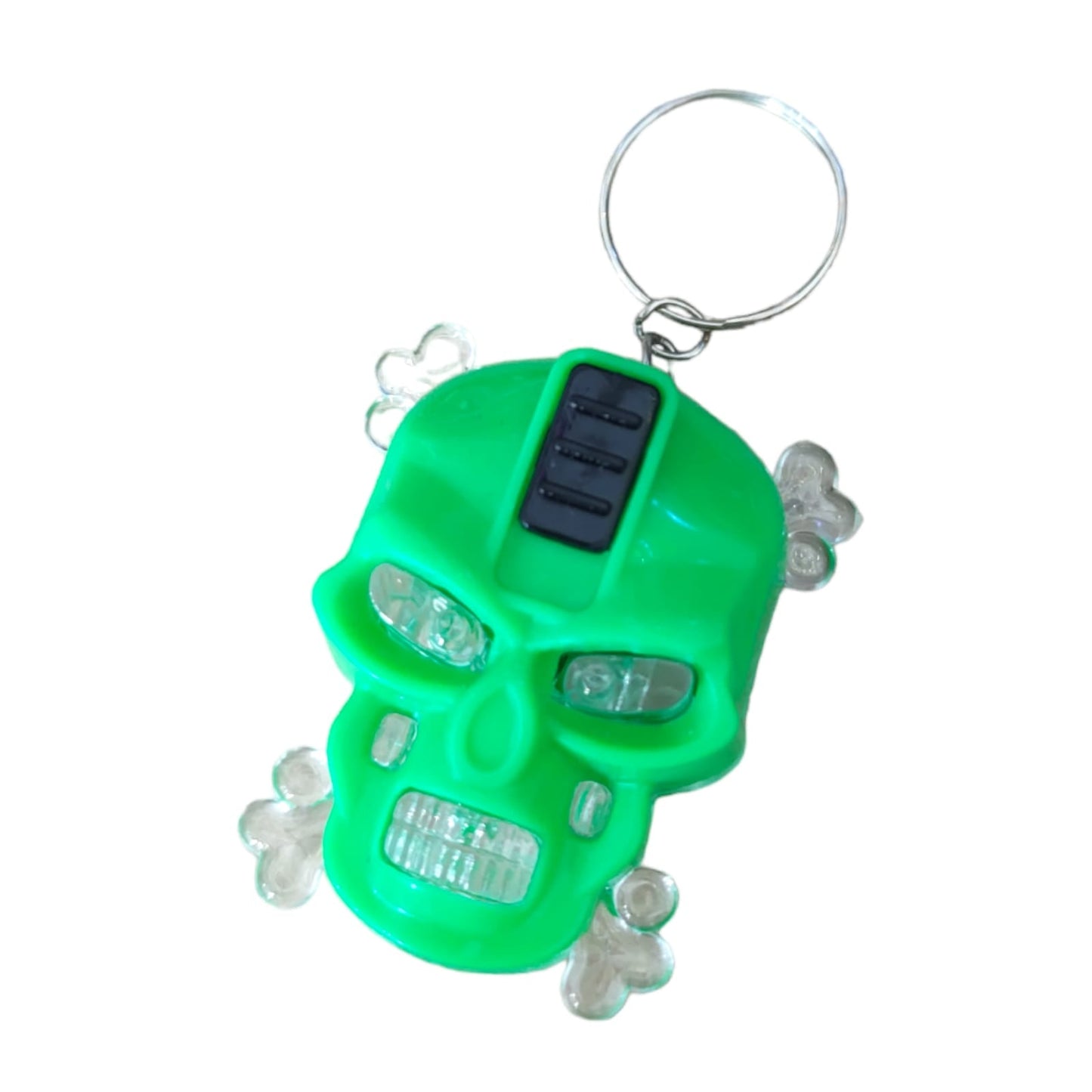 48 Llaveros calavera Halloween con Luz $3.37 c/u