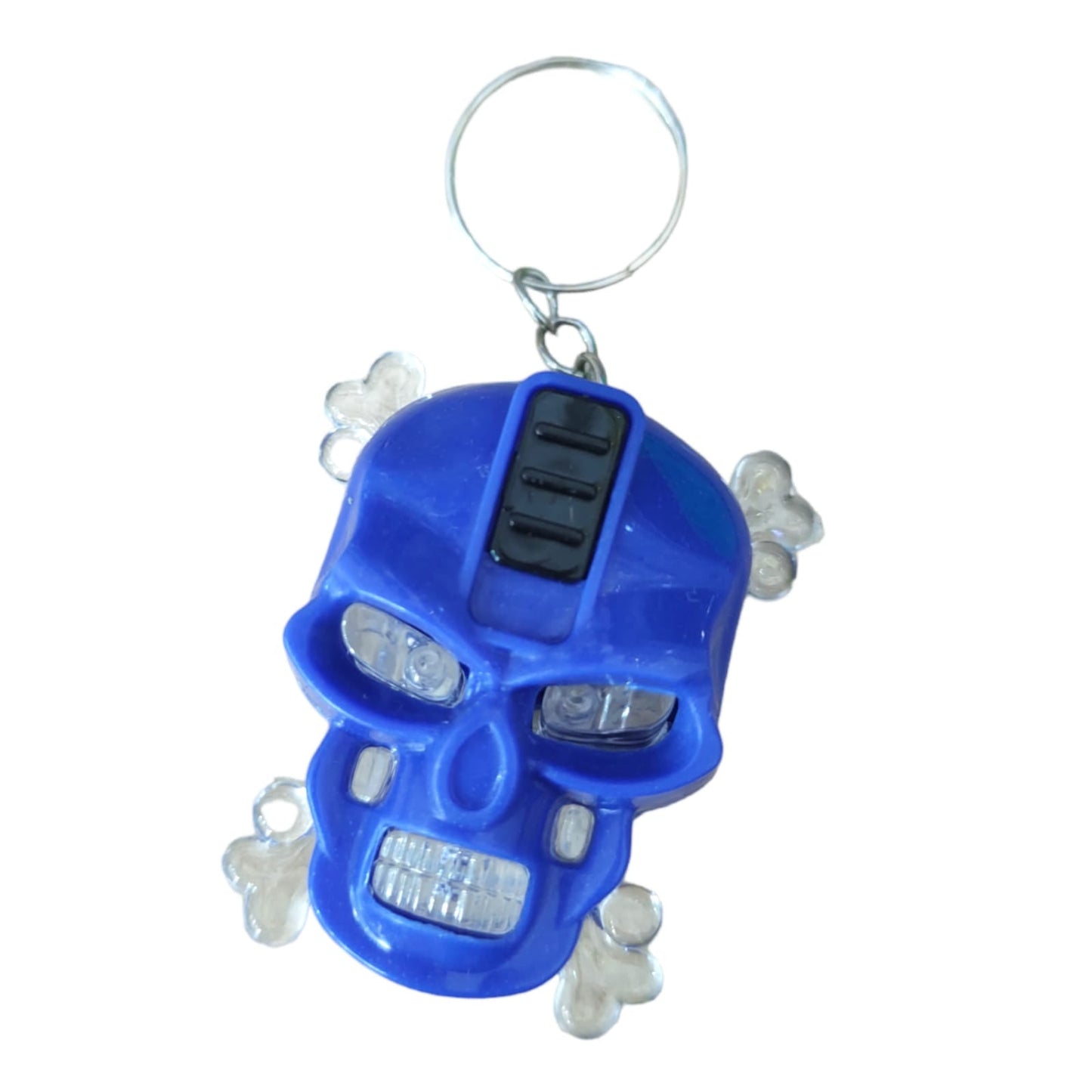 48 Llaveros calavera Halloween con Luz $3.37 c/u