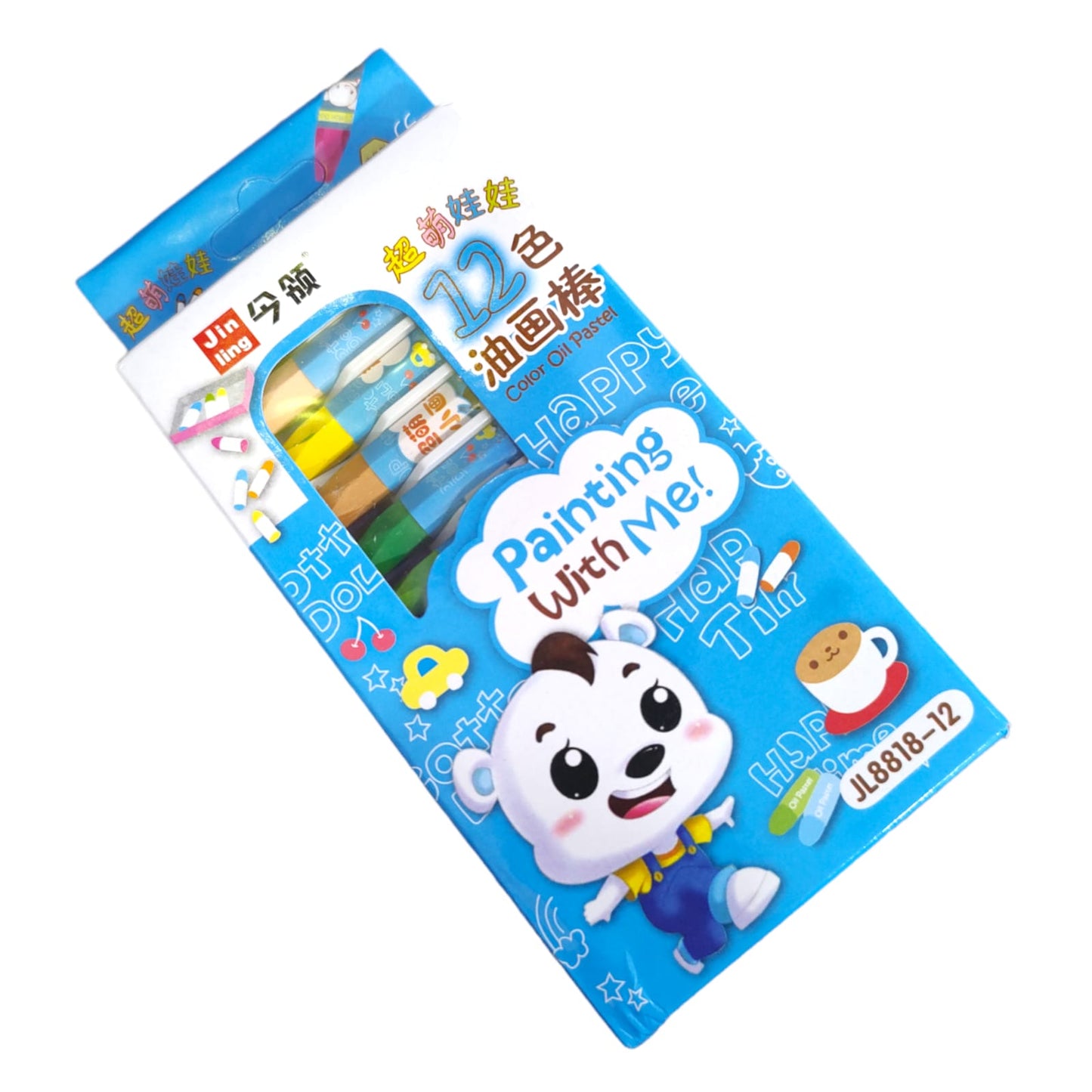 12 CRAYOLAS OSITOS A $1.9 C/U