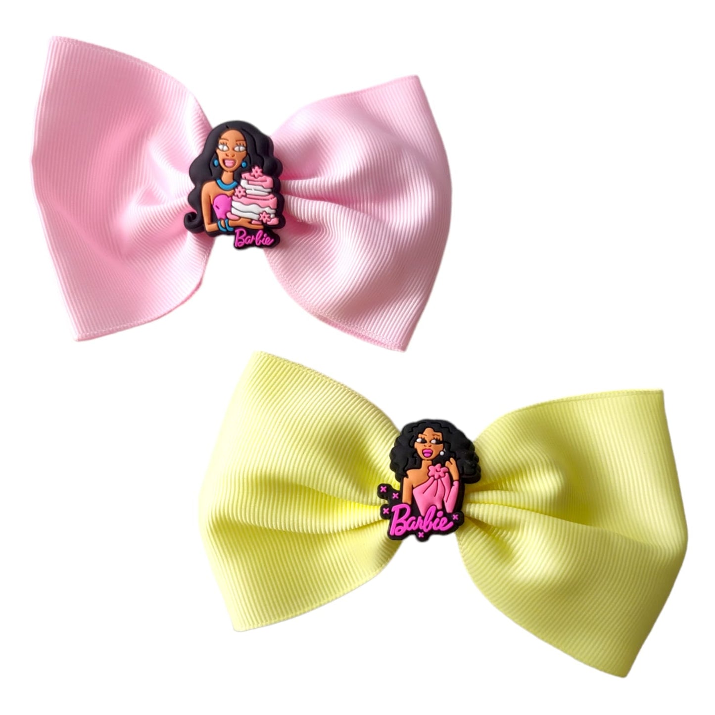 12 Moños Con Barbie Increíble $5.85 c/u