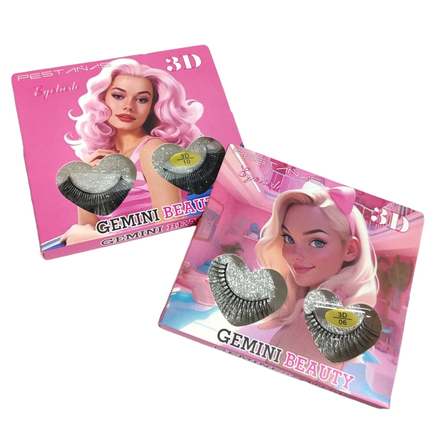 12 Pestañas Barbie $9.10 c/u