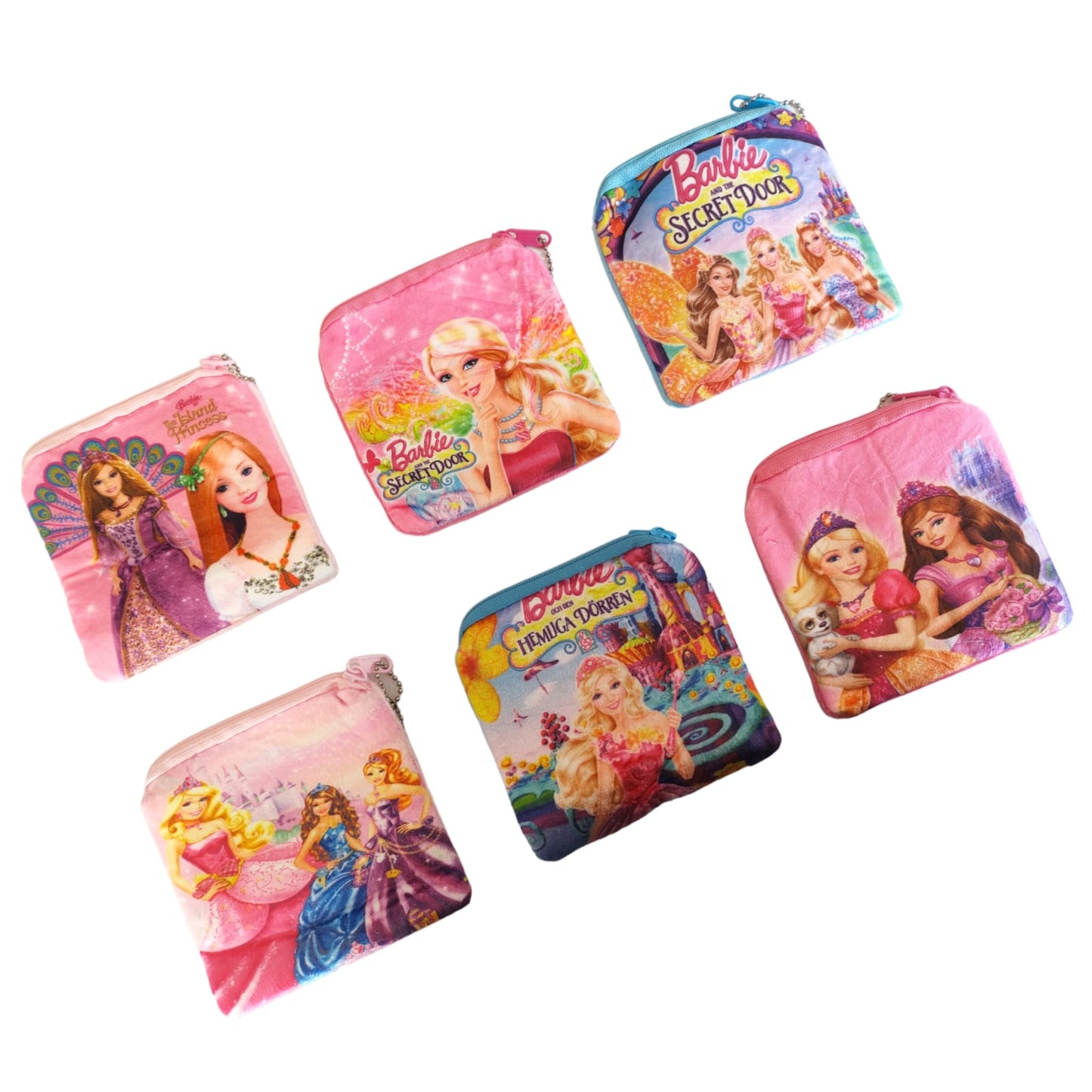 12 Monederos Barbie Grande Peluche $6.5 c/u