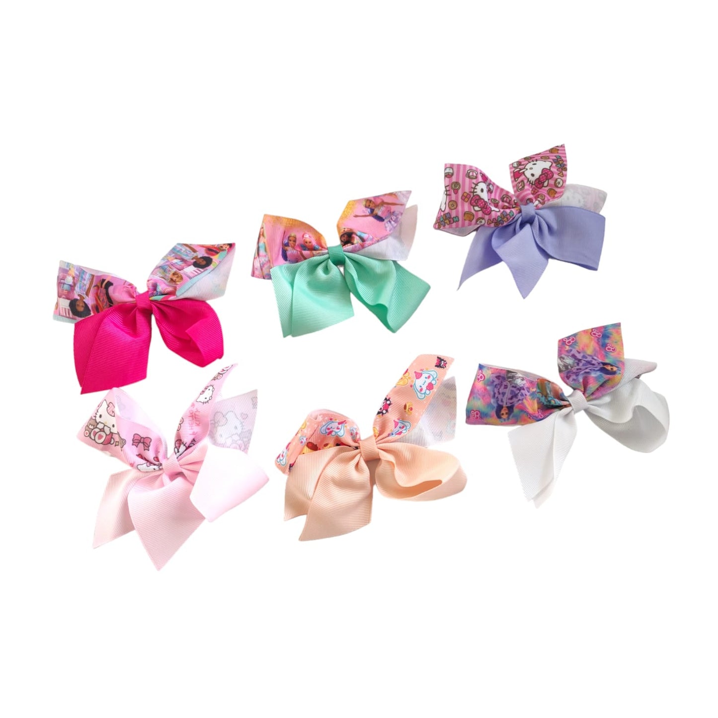 12 Moños Sanrio Barbie $5.20 c/u