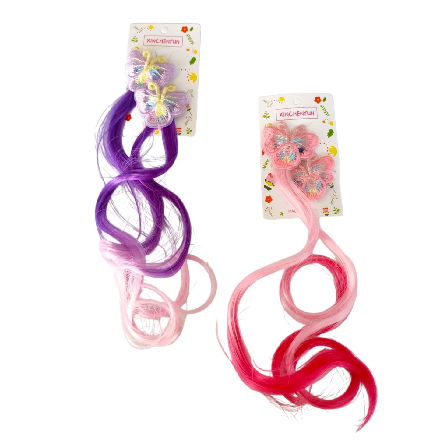 12 Pares moñitos unicornio mechas $14 c/u