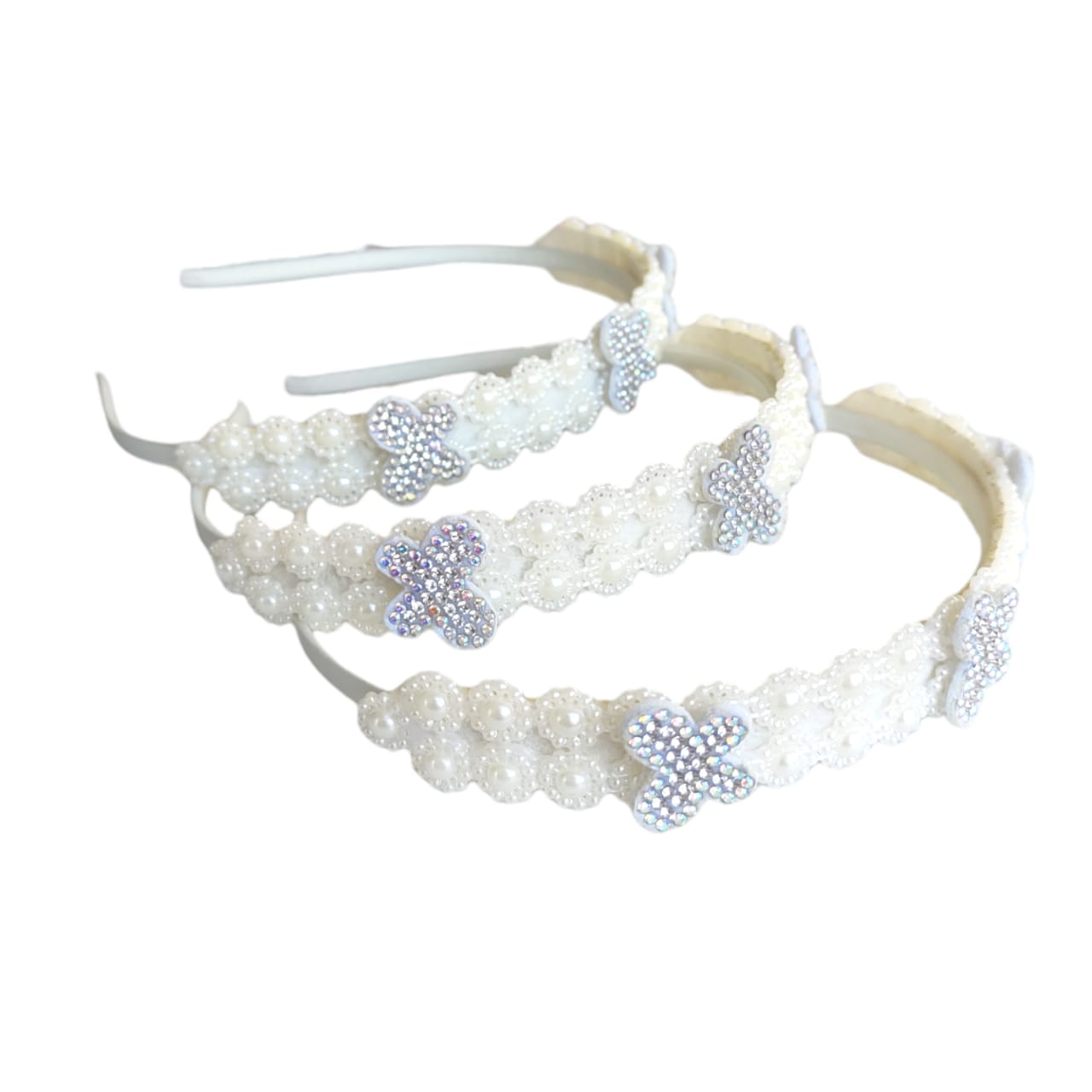 OFERTA!!! 12 Diademas Decoradas Perlas (Modelo Variado) de $9.75 A SOLO $7.42 C/U