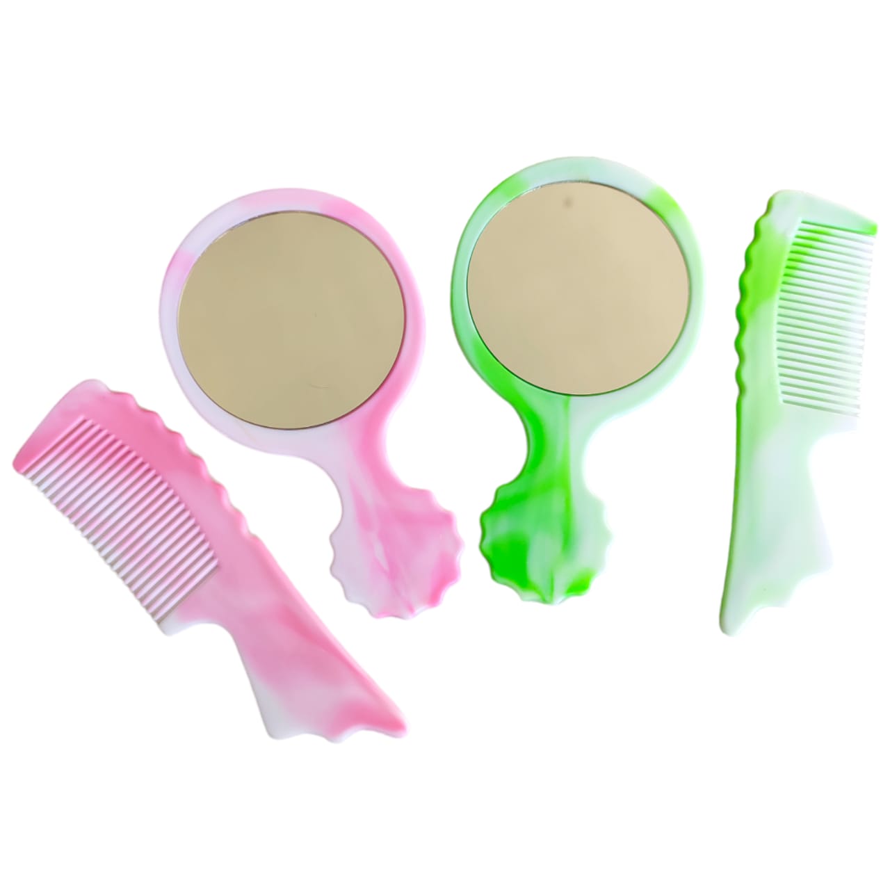 12 Sets Espejos Con Peine Sets $5.20 c/u