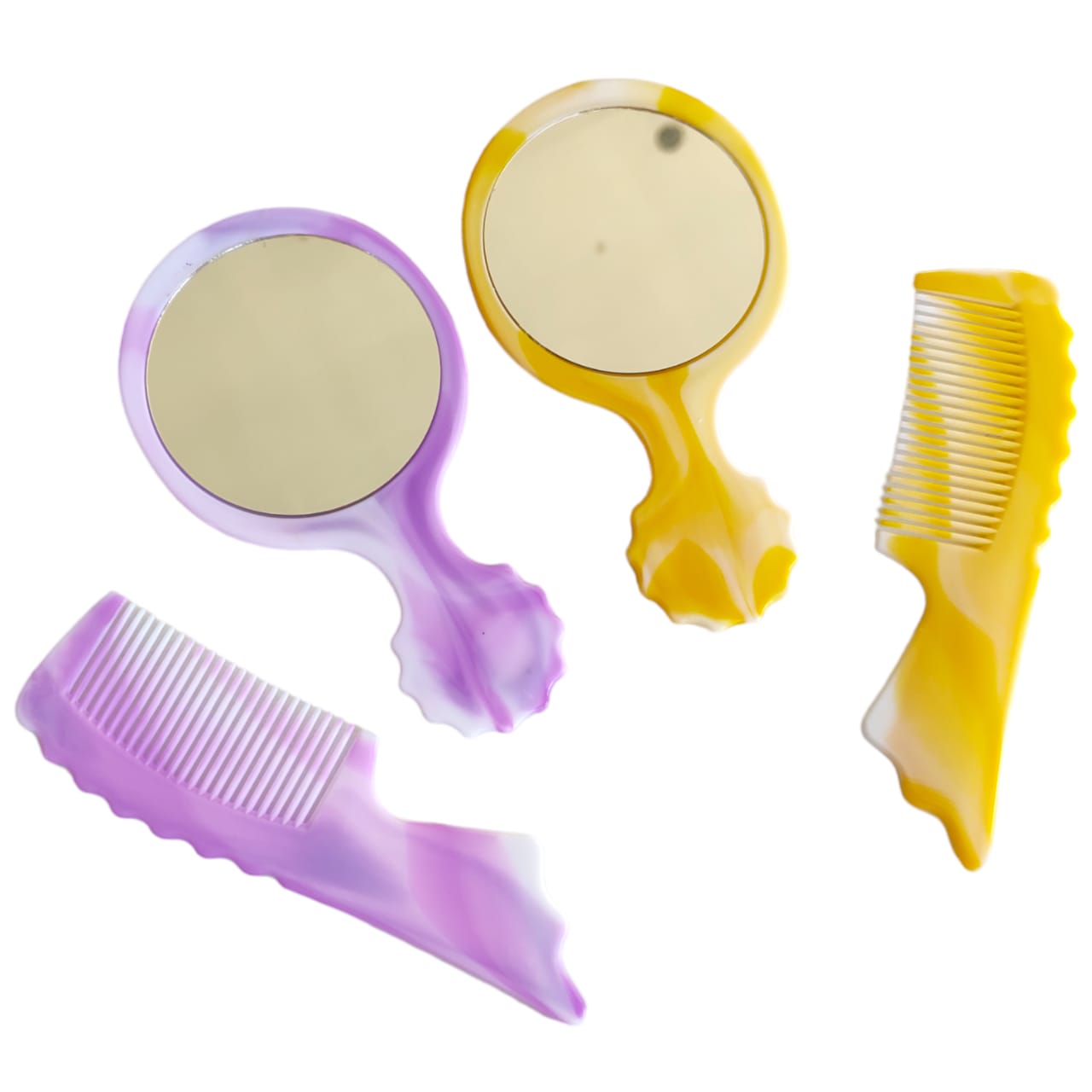 12 Sets Espejos Con Peine Sets $5.20 c/u