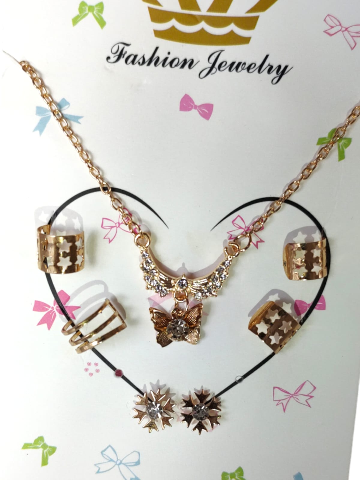 12 Sets De Accesorios Corazón $7.80 c/u