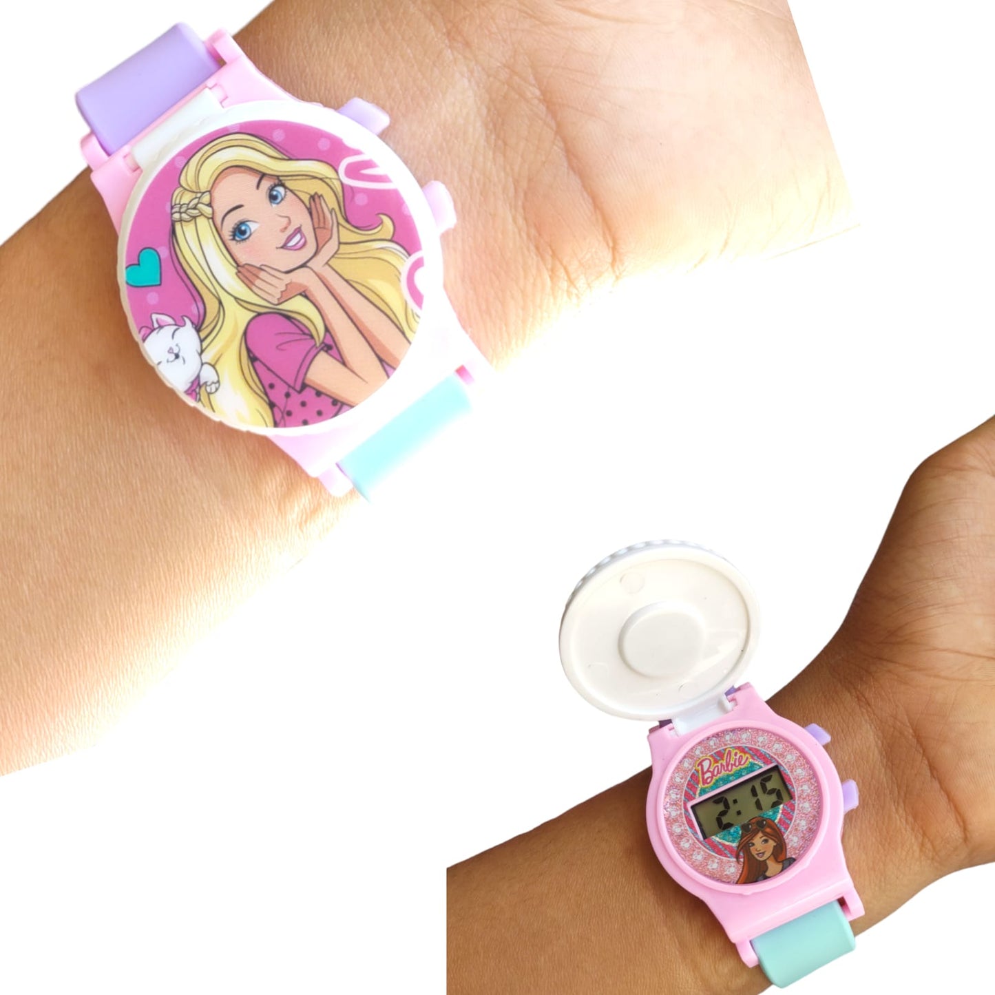 12 Relojes Barbie $24.07 c/u