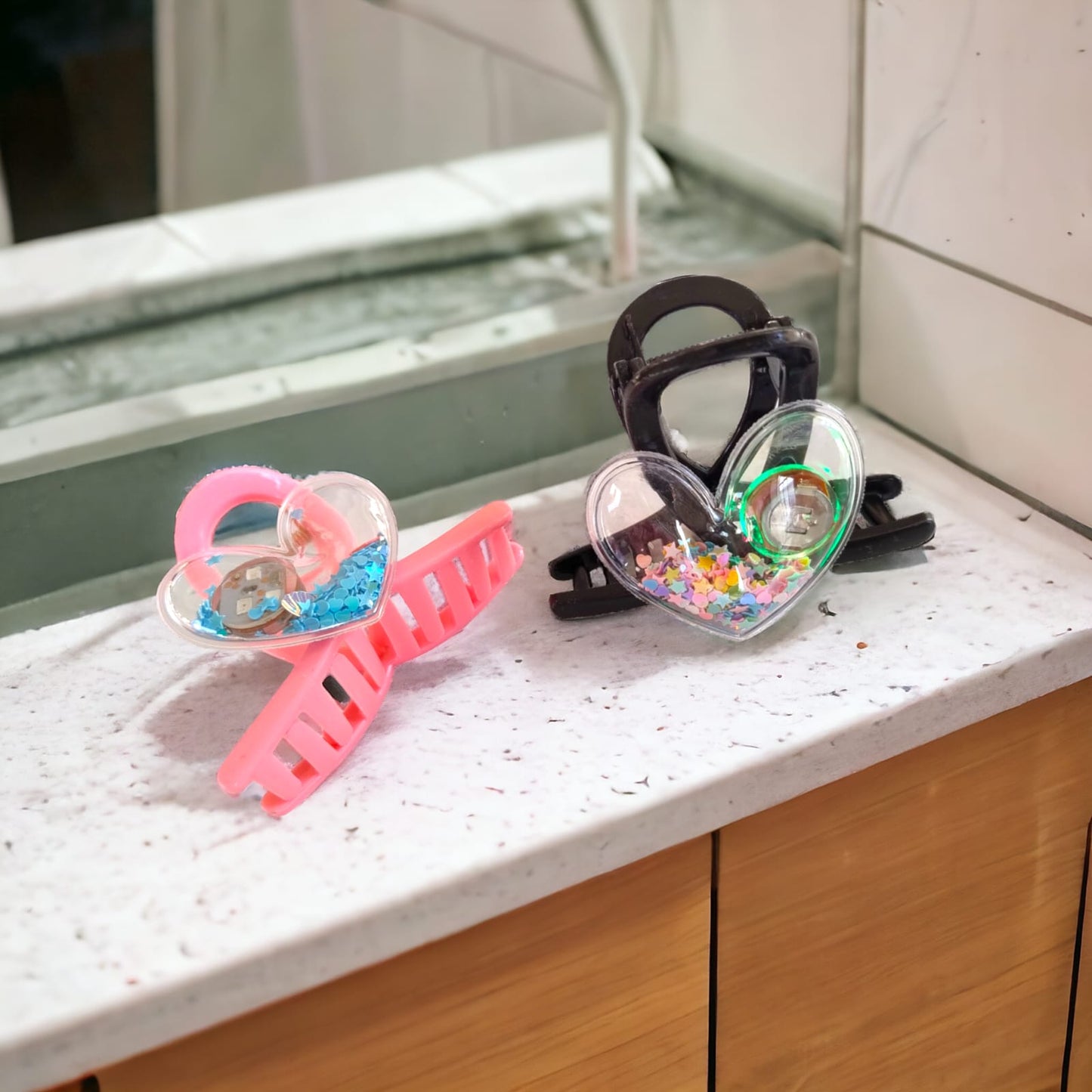 12 Pinzas confetti con luz $8.25 c/u