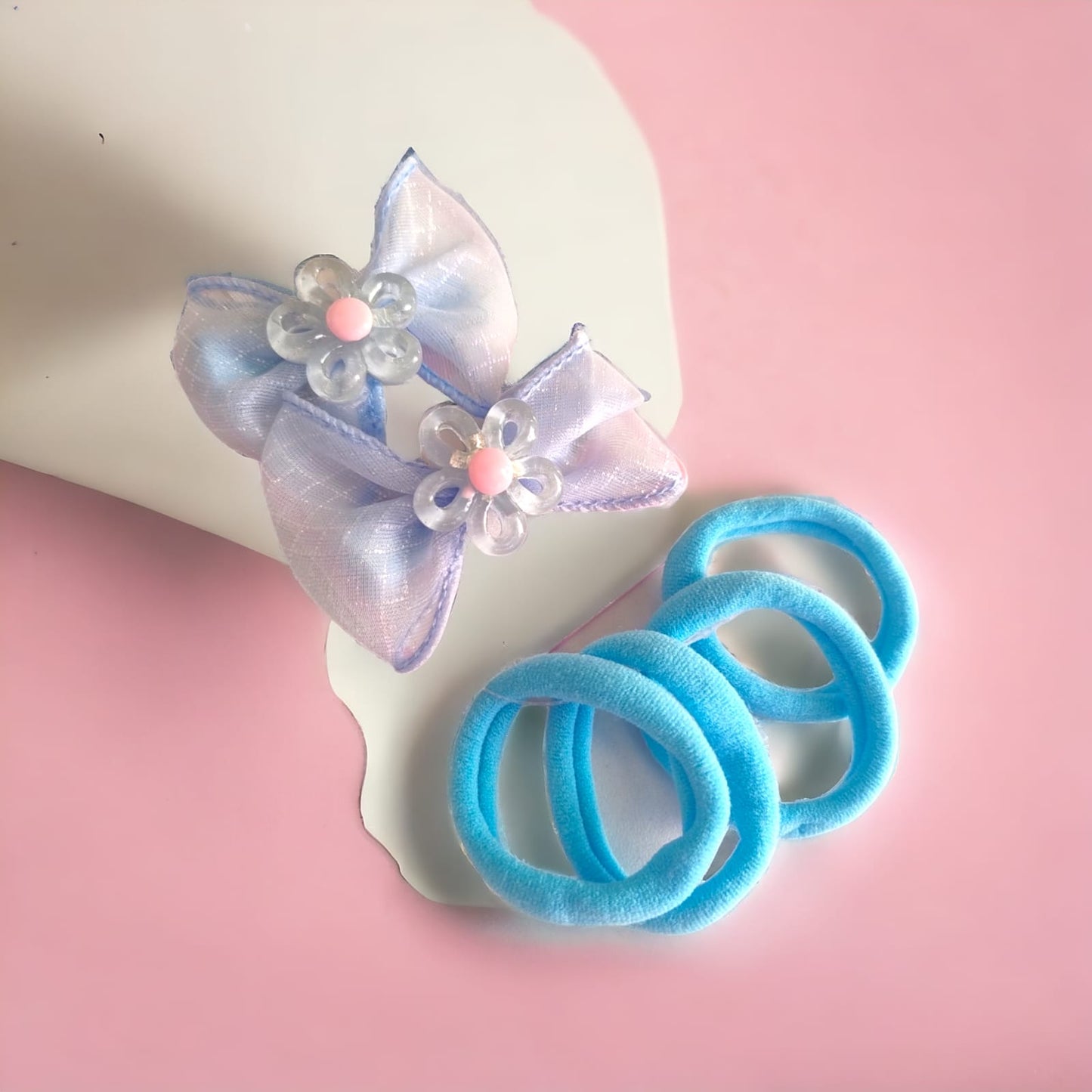 12 Sets Moñitos Y Ligas Coquette $7.15 c/u