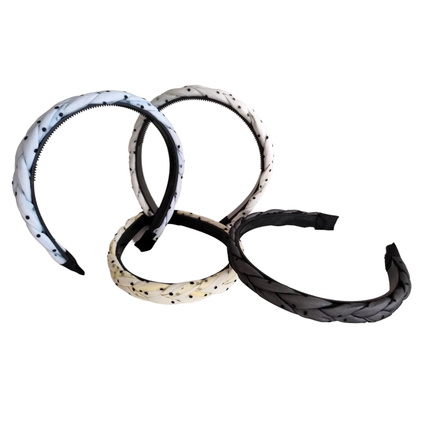 12 Diademas Trenzadas $11.73 c/u