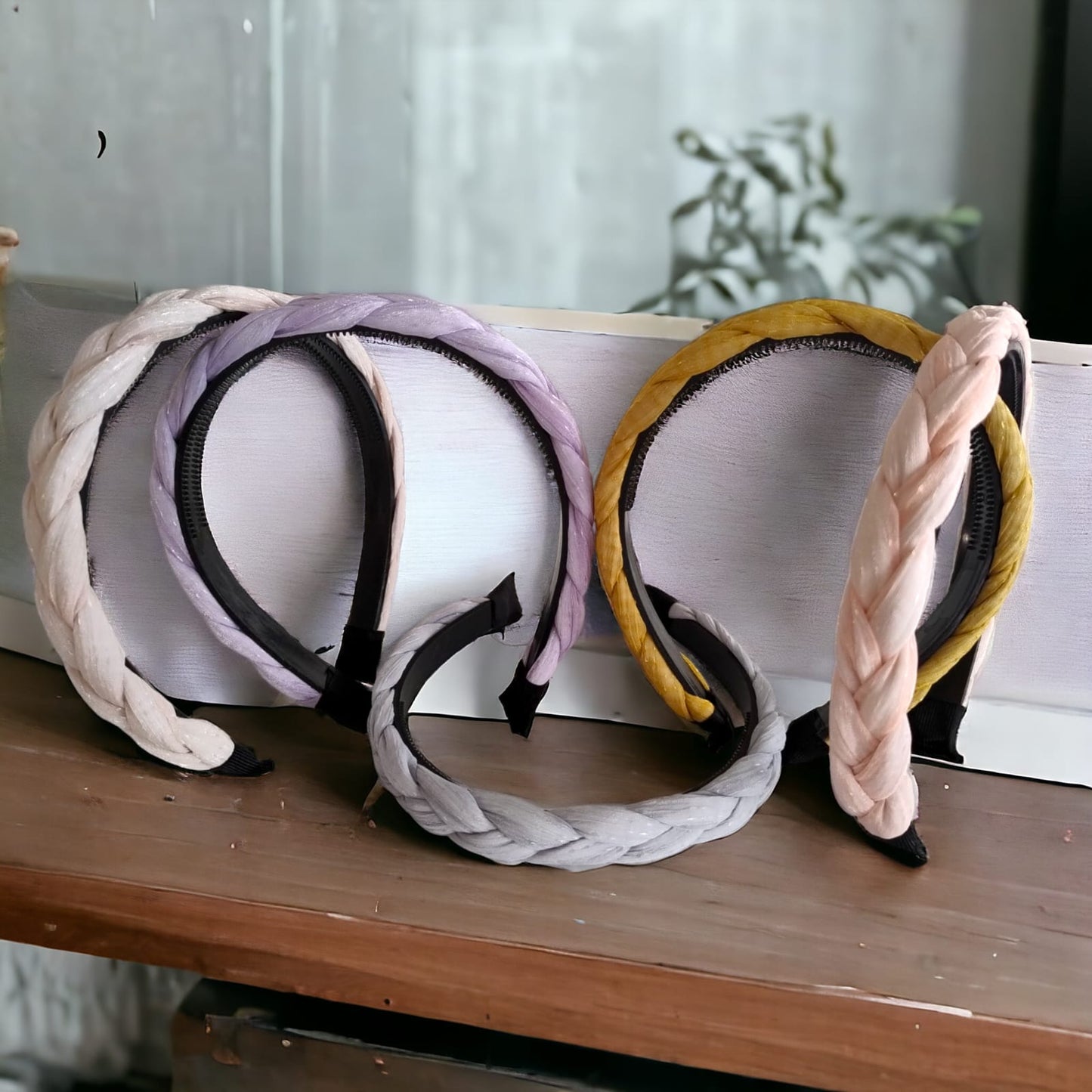 12 Diademas Trenzadas $11.73 c/u