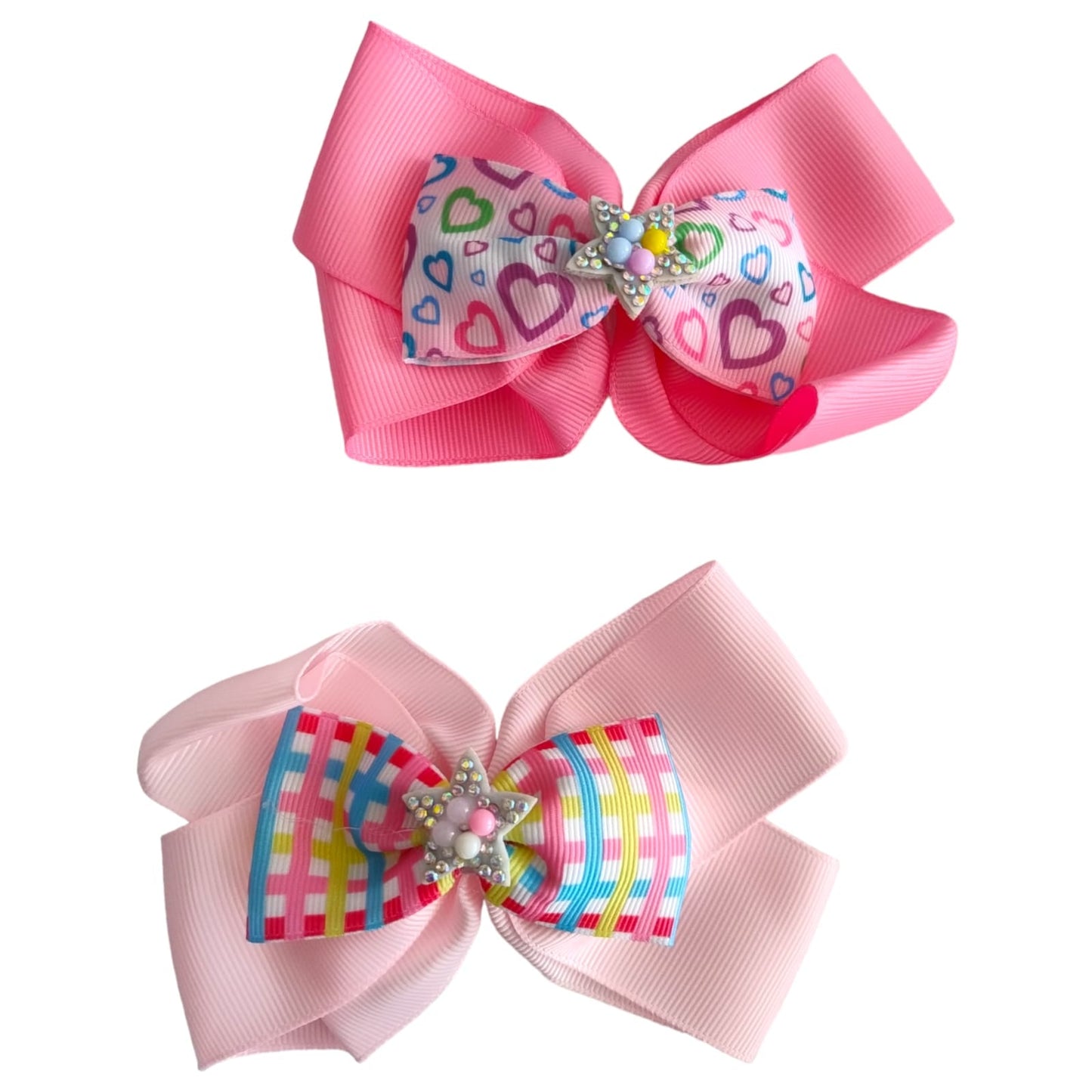 12 Moños Diseños Brillantes $5.20 c/u