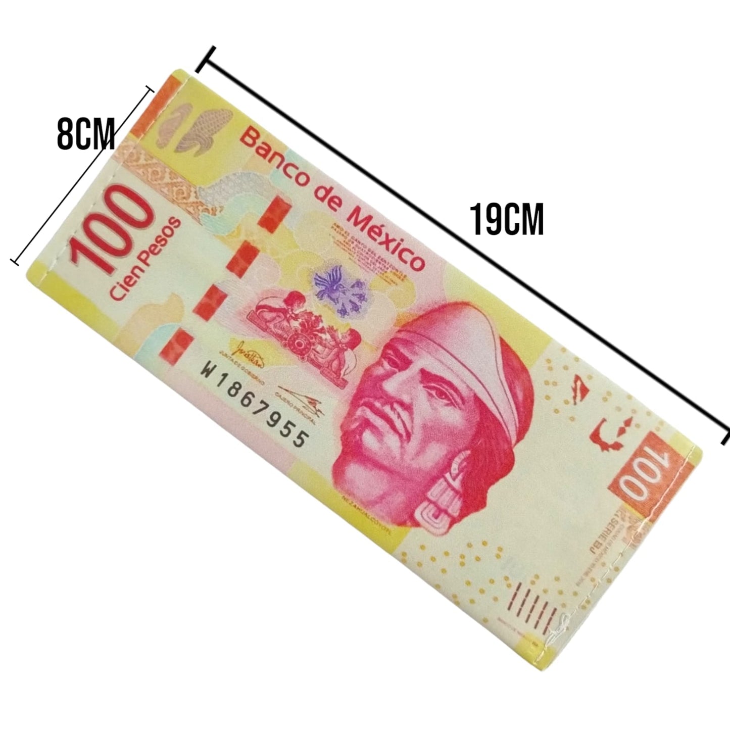 12 Carteras diseño Billetes $9.75 c/u