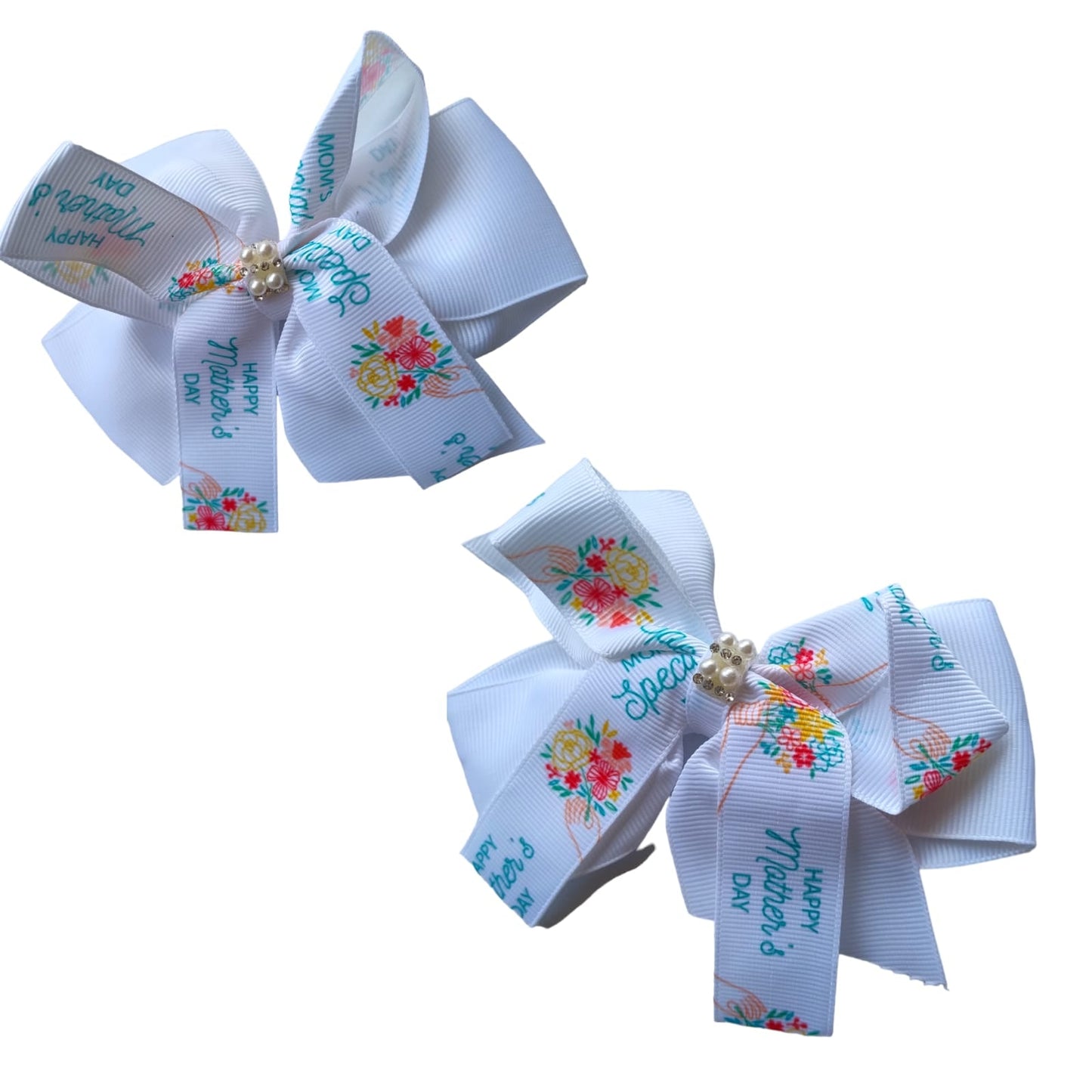 12 Moños Feliz Día Mamá $5.85 c/u