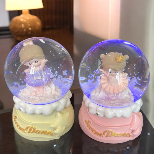 Bola de Nieve G con Bailarina con Luz