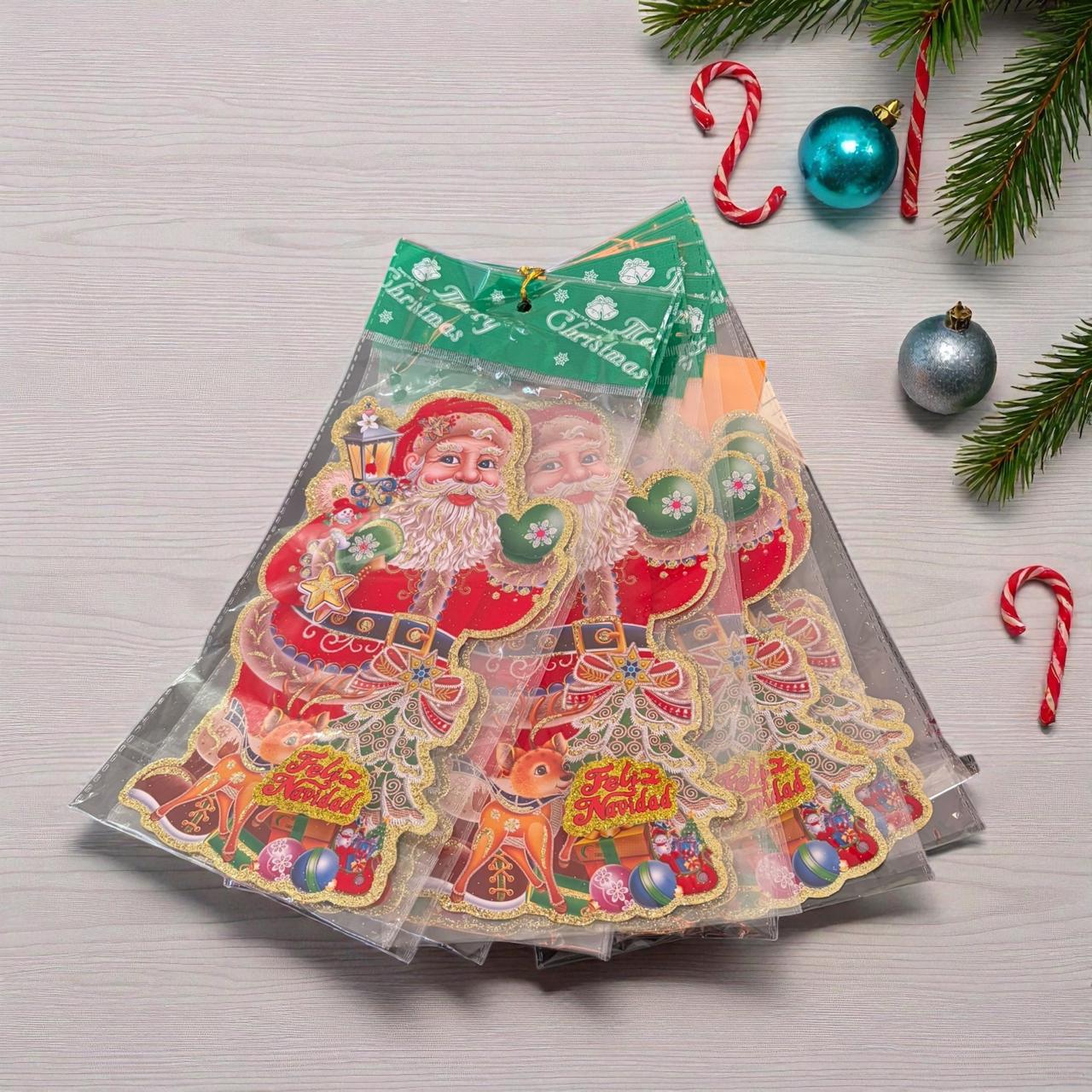 10 Santa decorativo colgante Navideño $6 c/u